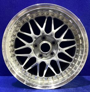 BBS/VR風＊メーカー不明＊17インチ＊メッシュホイール＊17x8JJ/オフセット約+31/PCD114.3-5H＊単品1本＊ 3ピース＊深リム!ARROW