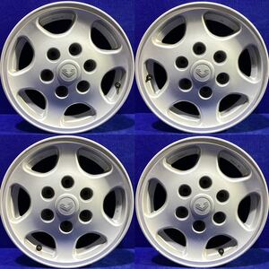 希少!＊日産純正＊15インチ＊旧車ホイール＊15x6JJ/オフセット+30/PCD139.7-6H＊4本セット＊当時物!