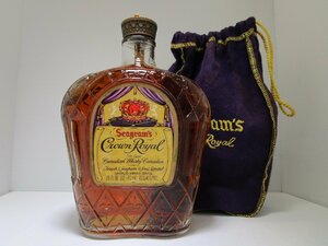クラウン ローヤル 1968 700ml 40% Crown Royal カナディアンウイスキー ※紙封片方切れ,破れあり 未開栓 古酒 巾着付き/B32767