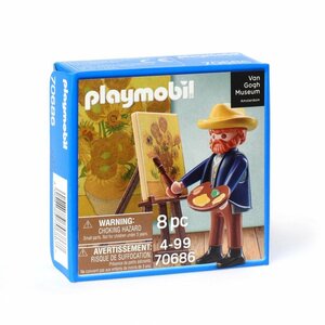 即決！新品 PLAYMOBIL 70686 ゴッホ美術館限定 ファン・ゴッホのひまわり プレイモービル