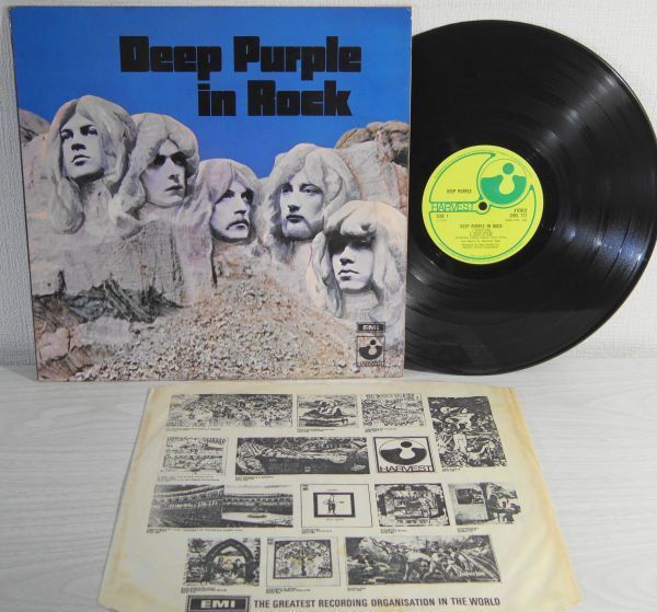 DEEP PURPLEIn Rock UK Harvest オリジナル MAT 1st Press