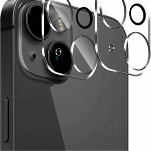 iPhone15/iPhone15 Plus用 カメラフィルム 保護カバー 透明 全面保護 レンズ保護 3眼 露出オーバー防止 耐衝撃 防滴