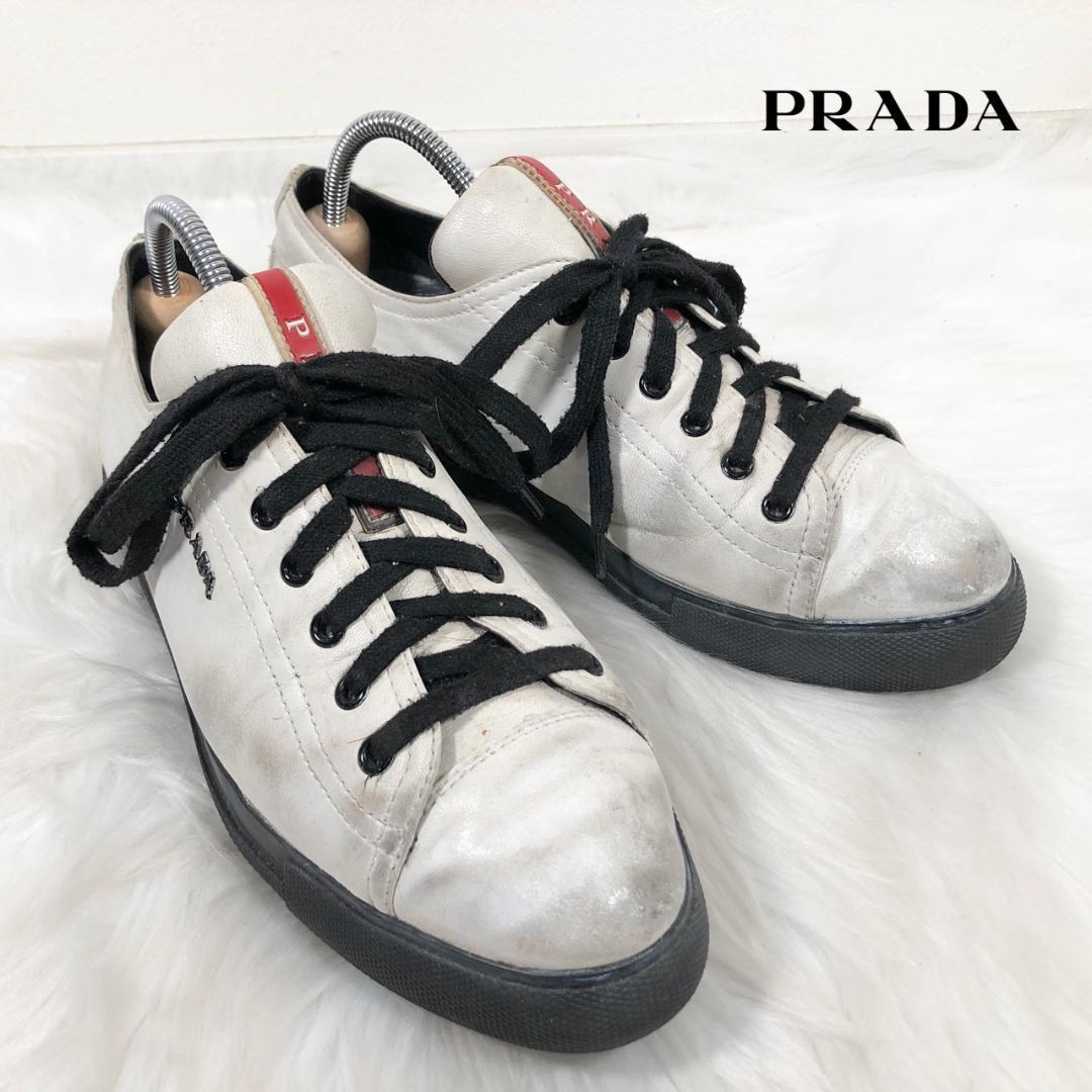 年最新ヤフオク!  プラダ prada スニーカーの中古品・新品・未