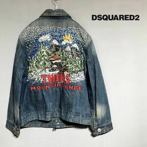 DSQUARED2 ディースクエアード デニムジャケット Gジャン 刺繍