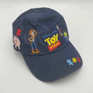 ディズニー disney トイストーリー toystory 帽子　キャップ　デニム風　ディズニーランド　ディズニーシー　ディズニーリゾート