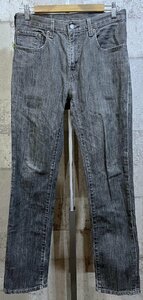 Levi's ブラック ストレッチ 505 W29 タイトストレート 09505-0033 ブラック リーバイス スキニー