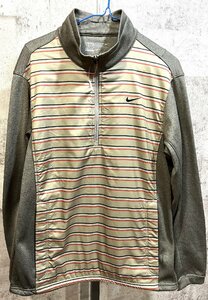 美品 NIKE GOLF ハーフジップ ジャージ トップ M メンズ ナイキ ゴルフ シャツ