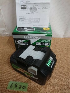 6480 送料520円 新品未使用ハイコーキ hikoki 純正品 BSL36A18 36v 18v リチウムイオンバッテリー Li-ion マルチボルト 蓄電池