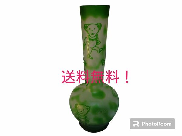 【新品】エミールガレ エミール・ガレ風 レプリカ 江戸切子 花瓶 