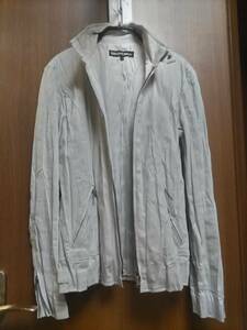 [ beautiful goods ]5351POUR LES HOMMES crash surge rider's jacket light gray size 1 / kiryuyrikSHELLAC