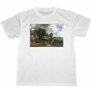 Art hand Auction ジョン･コンスタブル ドライ Tシャツ 名画 絵画 アート グッズ 乾草車, Lサイズ, 丸首, イラスト, キャラクター