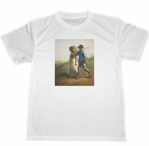 ジャン・フランソワ・ミレー　ドライ　Tシャツ　名画　絵画　アート　ミレー　グッズ　仕事に出かける人