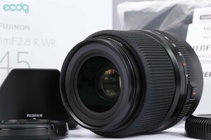 【 新品同様 | 動作保証 】 FUJIFILM FUJINON GF45mm F2.8 R WR 【 GFX用レンズ 】