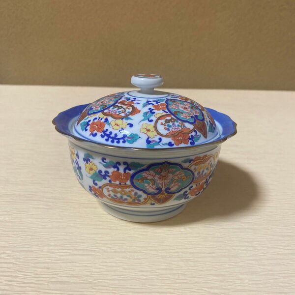 錦松梅 西峰作 蓋付き小鉢　和食器 陶器　小物入れ 有田焼