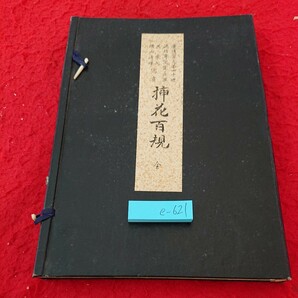 e-621 挿花百規 四冊セット 春・夏・秋・冬之部 昭和34年発行 池坊 日本華道社※6 の画像1