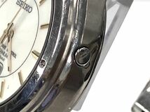 S020-W8-327 ◎ SEIKO セイコー P114-0AA0 RADIO WAVE CONTROL メンズ 腕時計 ソーラー TITANIUM チタン シルバー ①_画像4