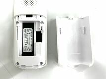 S151-W8-276 SHARP シャープ デジタルコードレス電話機 JD-S07CL-W 子機 ホワイト系③_画像4