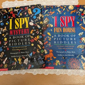 中古英語絵本2冊☆I SPY☆FUN HOUSE・MYSTERY☆洋書絵本☆送料込み