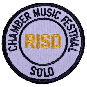 OA115 CHAMBER MUSIC FESTIVAL SOLO RISD 丸形 ワッペン アメリカ 米国 輸入雑貨 ミュージック系