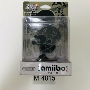 M4815 ●新品 未開封 即決●amiibo Mr.ゲーム＆ウォッチ (アミーボ 大乱闘スマッシュブラザーズ)●Super Smash Bros / Mr.GAME&WATCH