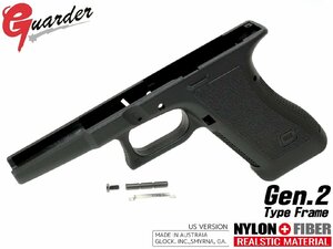 GLK-199(BK)　GUARDER GLOCK Gen.2 オリジナルフレーム US Ver マルイ GBB G17/G18C/G22/G34用 GLOCK-199(BK)