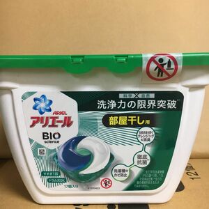 アリエール バイオサイエンス ジェルボール 部屋干し クリーンフレッシュの香り 17個入り（309g）× 6個 洗濯洗剤まとめ買い