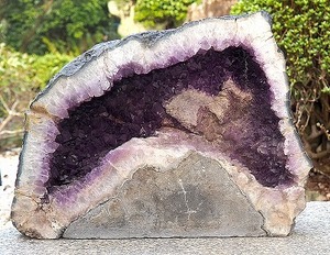 天然石 アメジストドーム 17.6kg　 置物 インテリア 紫水晶 原石　パワーストーン 財運　家庭運　お守り