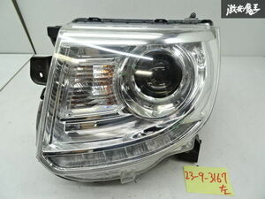 スズキ 純正 MF33S MRワゴン HID ヘッドライト ヘッドランプ 左 左側 助手席側 STANLEY W1456 HID点灯OK 取付部欠損 訳有品 即納 棚14-4