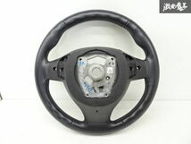 BMW 純正 F13 6シリーズ ステアリング ハンドル ホイール 黒系 レザー 内装 13B053AA0362C 棚3-2_画像7