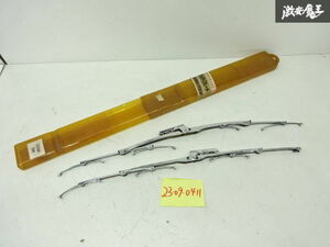 JET INOUE ジェットイノウエ WIPER BLADES 汎用 フロント ワイパーブレード 2本セット メッキ 真鍮製 全長：約50cm,53cm 即納 棚7-1