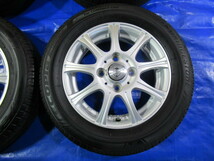 激安即決！weds 13-4B 4H/100 ET45 ＋ BRIDGESTONE 155/65R13 2021年製 ワゴンR ラパン アルト セルボ パレット ミラ T007431_画像6