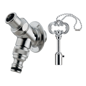 『鍵付き水栓金具』　共用スペースなどに　＃単水栓　　＃盗水防止　　＃カギ