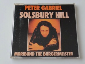 Peter Gabriel / Solsbury Hill (& Full Length Live,Moribund The Burgermeister) MAXI CD VIRGIN UK CDF33 89 год NIMBUS master кольцо 