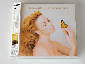 マライア・キャリー Mariah Carey / Greatest Hits 帯付2枚組CD SICP77/8 01年盤,日本盤のみOpen Arms,Music Box,恋人たちのクリスマス収録