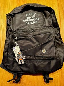 【新品未使用タグ付】GU×STUDIO SEVEN バックパックBLACK EXILE NAOTO