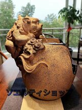 店長特選★流れる水の装飾品 インテリア卓上噴水 中式 茶室 玄関 立体な神獣飾り 32*41*42cm お家/事務所 装飾品 贈り物_画像4