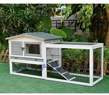 新入荷☆実用 豪華別荘 別荘 丈夫 ペットハウス 犬舎 犬小屋 キャットハウス ハウス おうち 屋外野外 庭用 通気性 耐磨耗 簡単組立_画像3