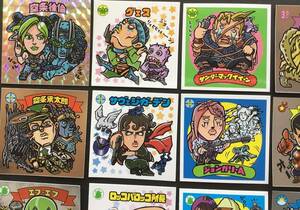 英 ９部 祝連載 ジョジョランズ The JOJOLands ジョックリマン ６部 ３６枚！ 自作シール ジョジョ ビックリマン 同人　JOJO パチ 偽物