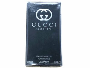 GUCCI (グッチ) GUILTY 香水 フレグランス GGマーク グッチギルティプールオム オードトワレ 50ml スプレー ブラック メンズ /004