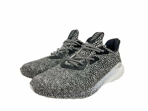 adidas (アディダス) ALPHA BOUNCE ARAMIS GFX アルファバウンス アラミス スニーカー B54366 27.5cm US9.5 白×黒 メンズ/028