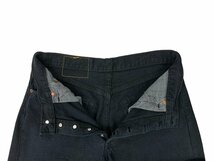 Levi’s (リーバイス) 501 デニム ジーンズ パンツ ボタン裏275 501-0121 99年製 ユーロ W32 L34 裾上げ有 黒 メンズ /036_画像3