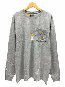Carhartt (カーハート) Workwear LS Pocket T-Shirt ロンT 長袖Tシャツ K126 グレー HEATHER GRAY L メンズ /036