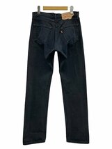 Levi’s (リーバイス) 501 デニム ジーンズ パンツ ボタン裏275 501-0121 99年製 ユーロ W32 L34 裾上げ有 黒 メンズ /036_画像2