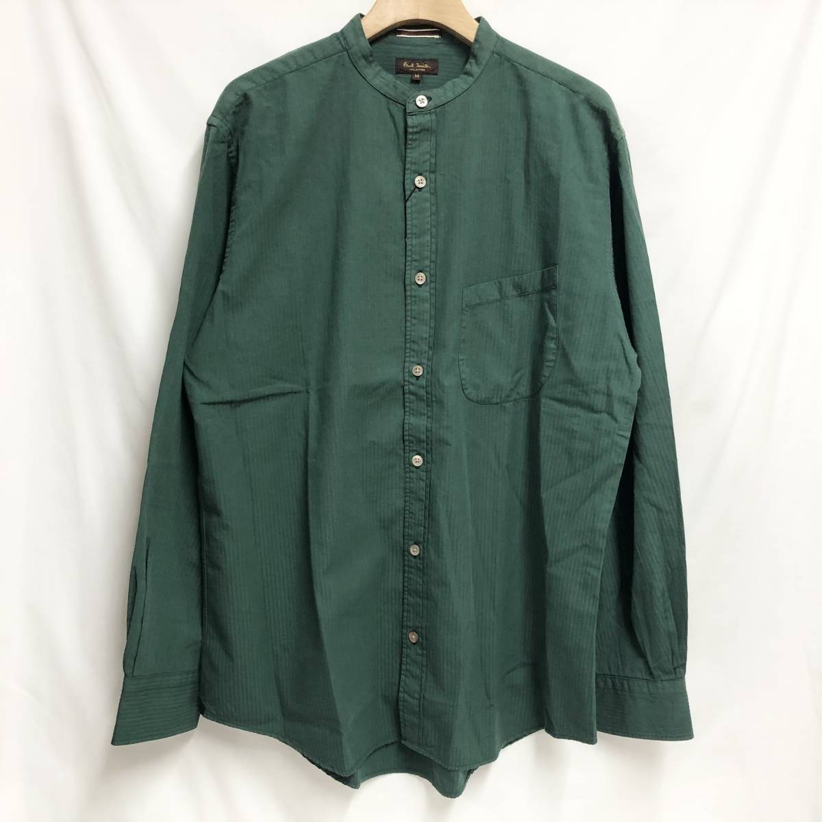 ポールスミス メインライン ウレタン樹脂加工 ペンキ 異素材 シャツ