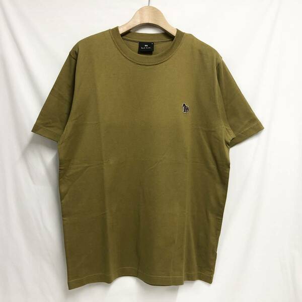 ○★訳有り 新品未使用　Paul Smith（ポール・スミス）　ワンポイントTシャツ　M　オリーブ★○