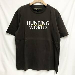 0* translation equipped new goods unused HUNTING WORLD( hunting * world ) T-shirt L Brown *0