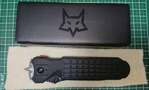 FOX KNIVES FOX-FX-446B Predator 2 ナイフ アウトドア 登山 キャンプ 釣り 登山 サバイバル タクティカル 折りたたみ 3刀 ストックマン