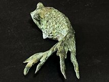 ◆ 銅製 ブロンズ 金魚 置物 縁起物 骨董 古玩 彫刻 美術品 ◆_画像5