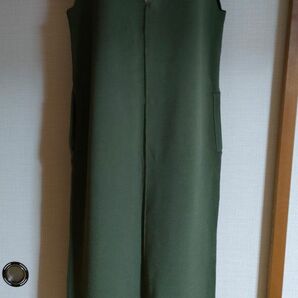 【半額】未使用　LAGUNAMOON ラグナムーン　ニットジャンパースカート　ノースリーブＶネックワンピース　ロングスカート