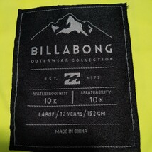 送料無料 Billabong スノーボードウェア 150_画像3